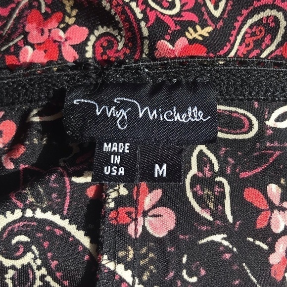 MY MICHELLE MEDIUM PAISLEY SKIRT - Picture 3 of 5